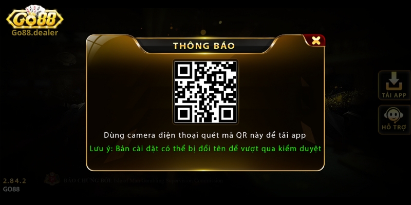 Cách tải app Go88 trực tiếp trên Website chính thức